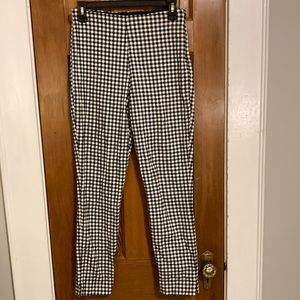 Checkered Old Navy pants.
